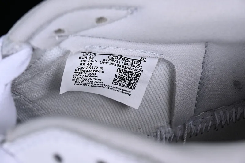 All categories Air Jordan Jordan series basketball shoes Air Jordan 1 Low LJR version Air Jordan 1 Low OG "Shattered Backboard" AJ1 Joe 1 customized version white buckle low-top basketball shoes CZ0790-100